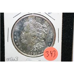 1921-D Silver Morgan $1, MS63