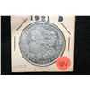 Image 1 : 1921-D Silver Morgan $1, MS60