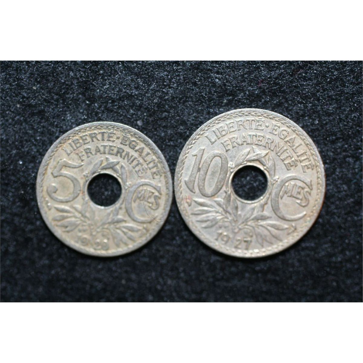 1926 France Liberte Egalite Fraternite 1 10 Cent Coin 1 5 Cent Coin 1926-france-liberte-egalite-fraternite-1-10-cent-coin-1-5-cent-coin
