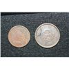 Image 1 : Early 2 Sen Coins With Dragon, lot of 2