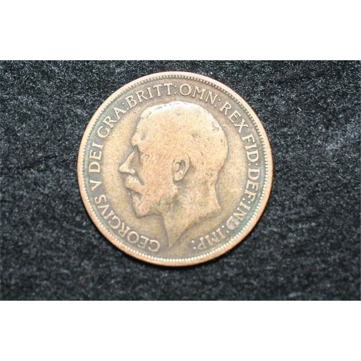 1919 Georgivs V-British Coin-One Penny