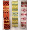 Image 1 : Collection of 3 vintage cotton camp blankets includes a red, white and tan buffalo pattern blanket m