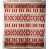 Image 3 : Collection of 3 vintage cotton camp blankets includes a red, white and tan buffalo pattern blanket m