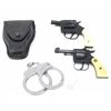 Image 1 : Collection of 3 includes EIG revolver 22 short SN 487238 hand gun, Uniwork Model B22 blank gun and C
