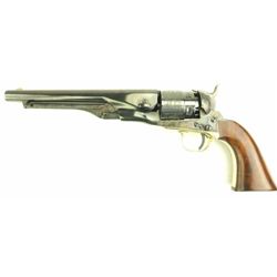 Colt Navy model 1860 44 cal. SN 215365 3rd Gen Black Powder series revolver with Saml Colt engraved