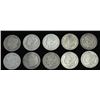 Image 1 : Collection of 10 silver dollars includes dates 1879, 2) 1881, 1883, 3) 1885, 1887, 1889 and 1899. Di