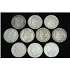 Image 1 : Collection of 10 silver dollars includes dates 1879, 1883, 1885, 1897, 3) 1890, 1899, 1901, 1902. Di