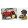 Image 1 : Collection of 2 includes Ertl 1/16 scale Massey Harris 55 new in box and reproduction cast iron Dina