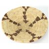 Image 2 : Papago coiled basketry tray 13" diameter showing good overall condition.