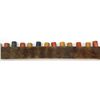 Image 2 : Early leather shotgun shell belt unmarked with double buckles, includes 21 UMC shells. Must ship UPS