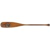Image 1 : Antique wooden canoe paddle C 1940's with hand painted Indian brave on front, reverse painted RCS, h