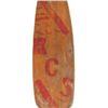 Image 2 : Antique wooden canoe paddle C 1940's with hand painted Indian brave on front, reverse painted RCS, h