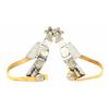Image 1 : Pair Crockett Rinalde single mount spurs showing very good to fine condition, appear unused.
