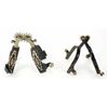 Image 1 : Collection of 2 pair spurs includes unmarked drop shank single mounted spurs and unmarked Military s