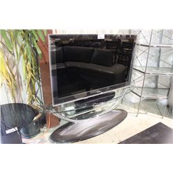 MODERN GLASS 2 TIER TV STAND