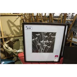 2 FRAMED BRANCH ART