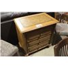 Image 1 : RATTAN FRONT 3 DRAWER CABINET