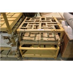 2 BAMBOO COFFEE TABLES