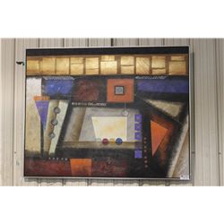 LARGE FRAMED CANVAS ART