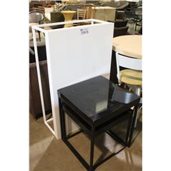 MODERN CONTEMPORARY COFFEE TABLE AND END TABLES