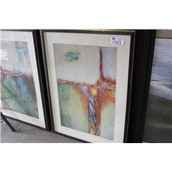 LARGE FRAMED PAINTING