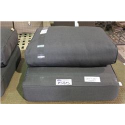 DARK GREY 25"X26"X5.5" BOTTOM CUSHION &