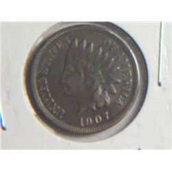 1907 INDIAN HEAD CENT