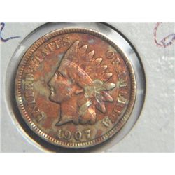 1907 INDIAN HEAD CENT