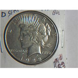 1923 D PEACE DOLLAR