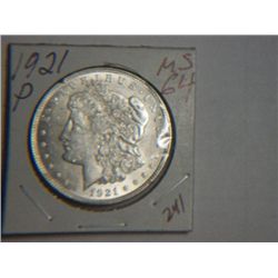 1921 P MORGAN DOLLAR