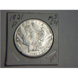 1921 P MORGAN DOLLAR