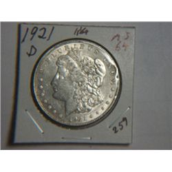 1921 D MORGAN DOLLAR
