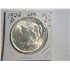 Image 1 : 1922 P PEACE DOLLAR