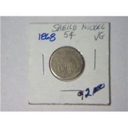 1868 SHIELD NICKLE