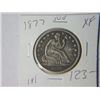 Image 1 : 1877 SITTING LIBERTY 1/2 DOLLAR