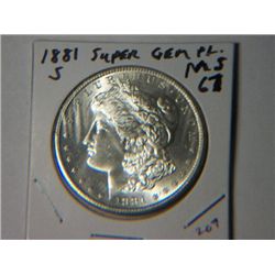 1881-S MORGAN DOLLAR