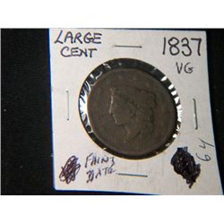 1837 LARGE CENT