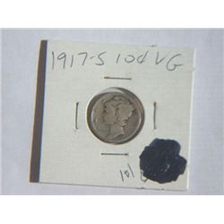 1917-S MERCURY DIME