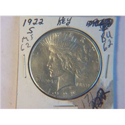 1922-D PEACE DOLLAR