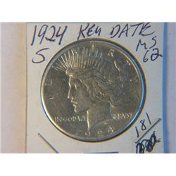 1924-S PEACE DOLLAR