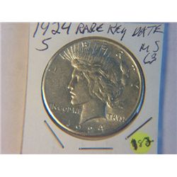 1924-S PEACE DOLLAR