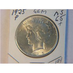 1925-P PEACE DOLLAR
