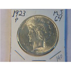 1923-P PEACE DOLLAR