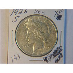 1926-S PEACE DOLLAR