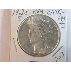 1928-S PEACE DOLLAR