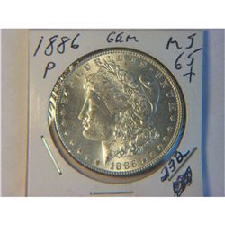1886-P MORGAN DOLLAR