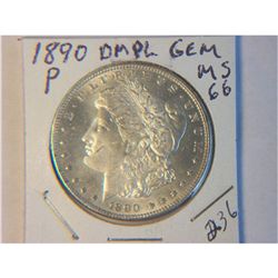 1890-P MORGAN DOLLAR