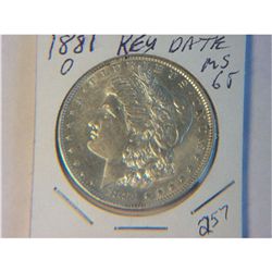 1881-O MORGAN DOLLAR
