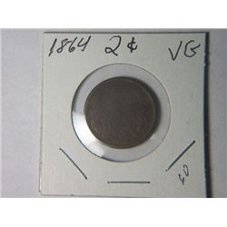 1864 2 CENT PIECE