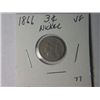 Image 1 : 1866 3 CENT NICKLE